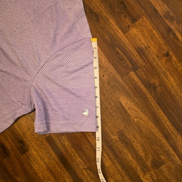 Michel Rouen Men's Performance Polo Shirt Heather Stretch Golf MRPS034 NWT - Picture 4 of 5